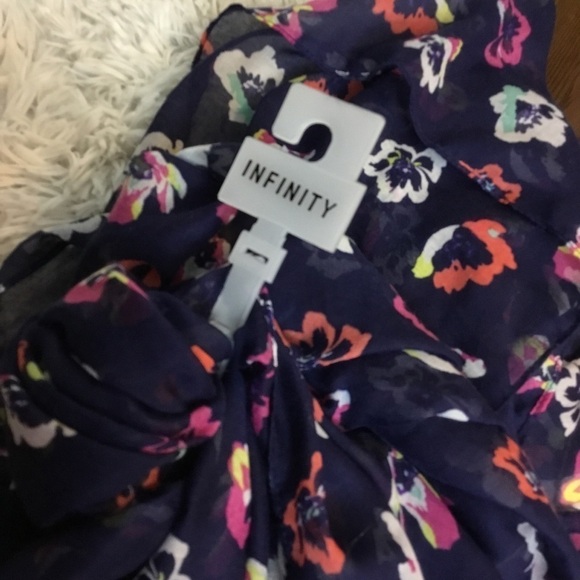 TARGET brand xfinity scarf blue floral - Picture 1 of 7